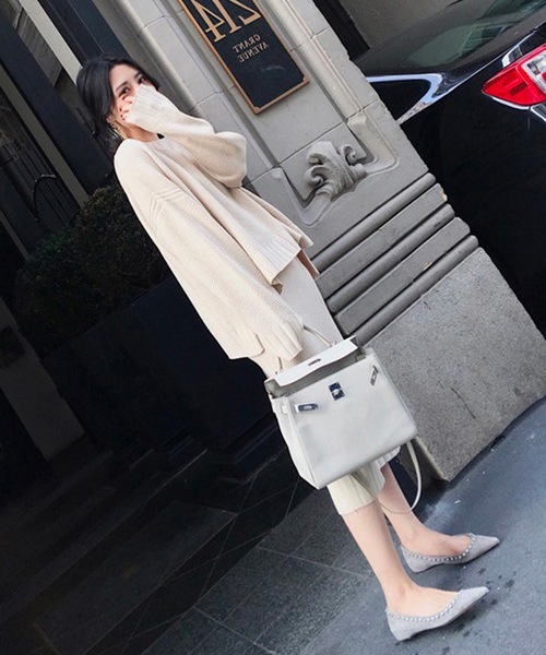 ボトルネックニットセットアップ セットアップ Flexin フレキシン のファッション通販 Zozotown