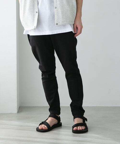 FEELING MADE（フィーリングメイド）の「【WEB限定】FEELING MADE エアリースウェット ジョガーパンツ（スウェットパンツ・メンズ・ライトグレー/ブラック・LARGE/SMALL/MEDIUM）」の22枚目の写真