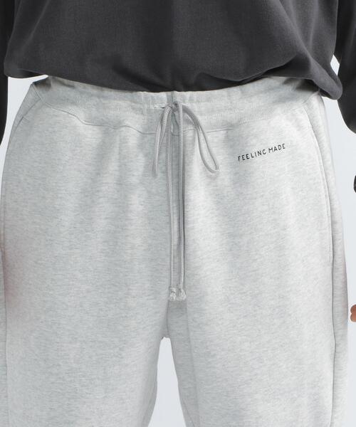 FEELING MADE（フィーリングメイド）の「【WEB限定】FEELING MADE エアリースウェット ジョガーパンツ（スウェットパンツ・メンズ・ライトグレー/ブラック・LARGE/SMALL/MEDIUM）」の19枚目の写真
