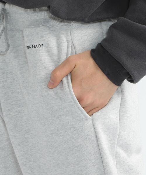 FEELING MADE（フィーリングメイド）の「【WEB限定】FEELING MADE エアリースウェット ジョガーパンツ（スウェットパンツ・メンズ・ライトグレー/ブラック・LARGE/SMALL/MEDIUM）」の21枚目の写真