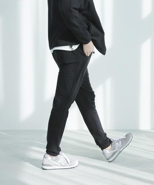 FEELING MADE（フィーリングメイド）の「【WEB限定】FEELING MADE エアリースウェット ジョガーパンツ（スウェットパンツ・メンズ・ライトグレー/ブラック・LARGE/SMALL/MEDIUM）」の14枚目の写真