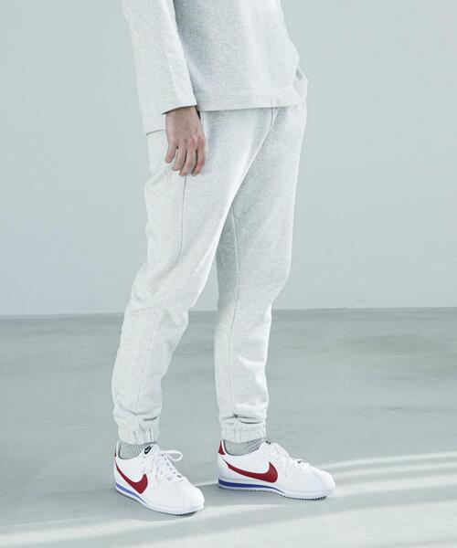 FEELING MADE（フィーリングメイド）の「【WEB限定】FEELING MADE エアリースウェット ジョガーパンツ（スウェットパンツ・メンズ・ライトグレー/ブラック・LARGE/SMALL/MEDIUM）」の4枚目の写真