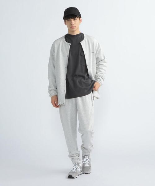 FEELING MADE（フィーリングメイド）の「【WEB限定】FEELING MADE エアリースウェット ジョガーパンツ（スウェットパンツ・メンズ・ライトグレー/ブラック・LARGE/SMALL/MEDIUM）」の7枚目の写真