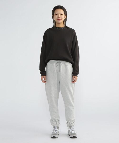 FEELING MADE（フィーリングメイド）の「【WEB限定】FEELING MADE エアリースウェット ジョガーパンツ（スウェットパンツ・メンズ・ライトグレー/ブラック・LARGE/SMALL/MEDIUM）」の9枚目の写真