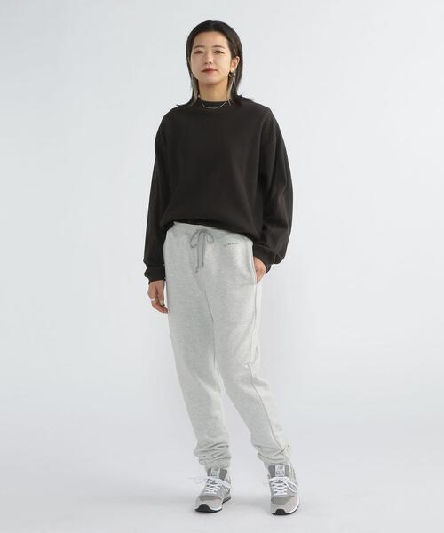 FEELING MADE（フィーリングメイド）の「【WEB限定】FEELING MADE エアリースウェット ジョガーパンツ（スウェットパンツ・メンズ・ライトグレー/ブラック・LARGE/SMALL/MEDIUM）」の3枚目の写真