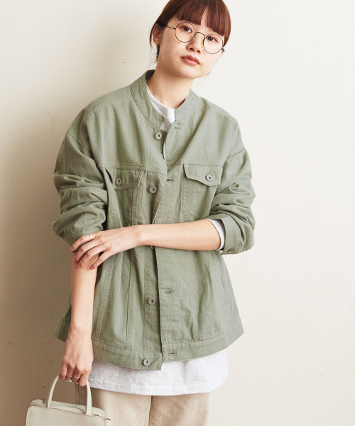 fig London（フィグロンドン）の「HEMP/COTTON jacket