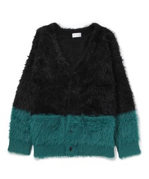 Bonjour Girl | 【Bonjour Girl】フェザーヤーンバイカラーCardigan(カーディガン/ボレロ)