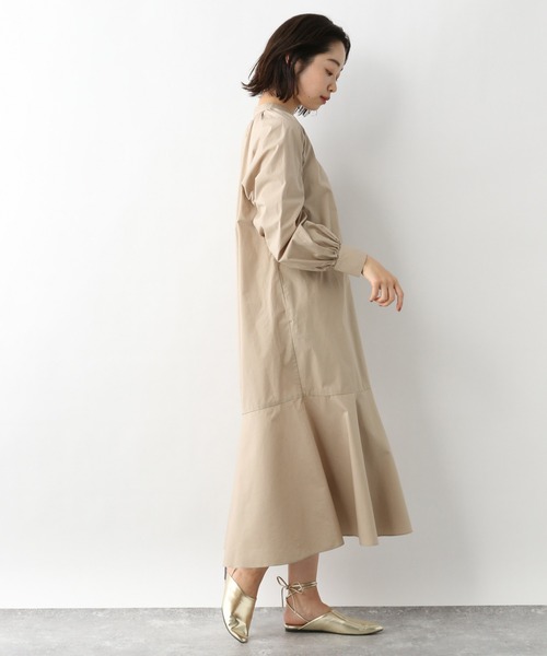 A part by（アパートバイ）の「Coスキッパーキリカエワンピース   931818（ワンピース・レディース・チャコールグレー/ベージュ/オフホワイト・FREE）」の14枚目の写真