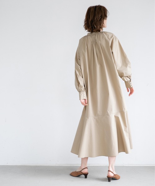 A part by（アパートバイ）の「Coスキッパーキリカエワンピース   931818（ワンピース・レディース・チャコールグレー/ベージュ/オフホワイト・FREE）」の18枚目の写真