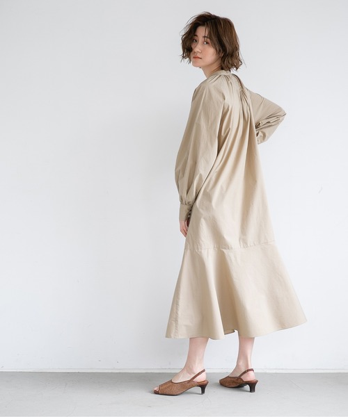 A part by（アパートバイ）の「Coスキッパーキリカエワンピース   931818（ワンピース・レディース・チャコールグレー/ベージュ/オフホワイト・FREE）」の19枚目の写真