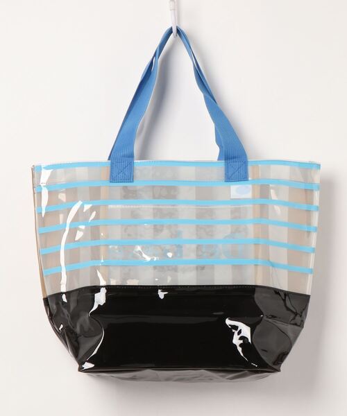 SESTO（セスト）の「gu21ss/トート型プールバッグ（トートバッグ・レディース・ピンク/ブラック/ピンク系その他/マルチ/ブルー/ストライプ・ONE SIZE）」の9枚目の写真