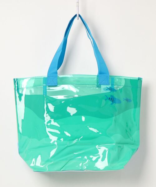 SESTO（セスト）の「gu21ss/トート型プールバッグ（トートバッグ・レディース・ピンク/ブラック/ピンク系その他/マルチ/ブルー/ストライプ・ONE SIZE）」の7枚目の写真