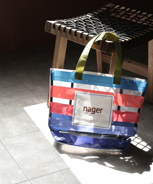 SESTO（セスト）の「gu21ss/トート型プールバッグ（トートバッグ・レディース・ピンク/ブラック/ピンク系その他/マルチ/ブルー/ストライプ・ONE SIZE）」の5枚目の写真