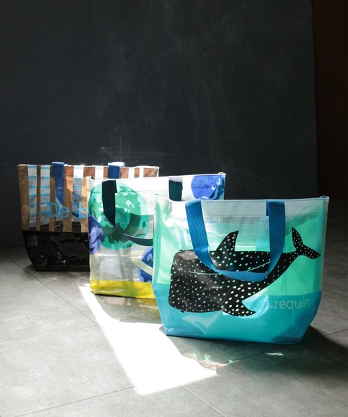 SESTO（セスト）の「gu21ss/トート型プールバッグ（トートバッグ・レディース・ピンク/ブラック/ピンク系その他/マルチ/ブルー/ストライプ・ONE SIZE）」の2枚目の写真