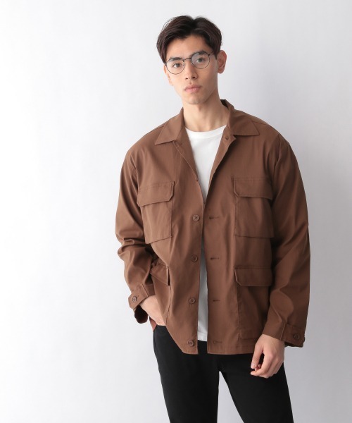 GLOBAL WORK(グローバルワーク)の「ファティーグシャツジャケット/924532(その他アウター・メンズ・ホワイト/ブラック/ブラウン系その他6・MEDIUM/LARGE)」の13枚目の写真