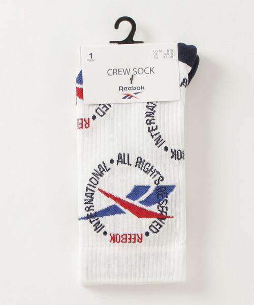 Reebok(リーボック)の「クラシックス ポルカドット ソックス / Classics Polka-Dot Socks(ソックス/靴下・メンズ・ホワイト/ネイビー・MEDIUM/SMALL)」の3枚目の写真