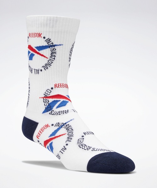 Reebok(リーボック)の「クラシックス ポルカドット ソックス / Classics Polka-Dot Socks(ソックス/靴下・メンズ・ホワイト/ネイビー・MEDIUM/SMALL)」の7枚目の写真