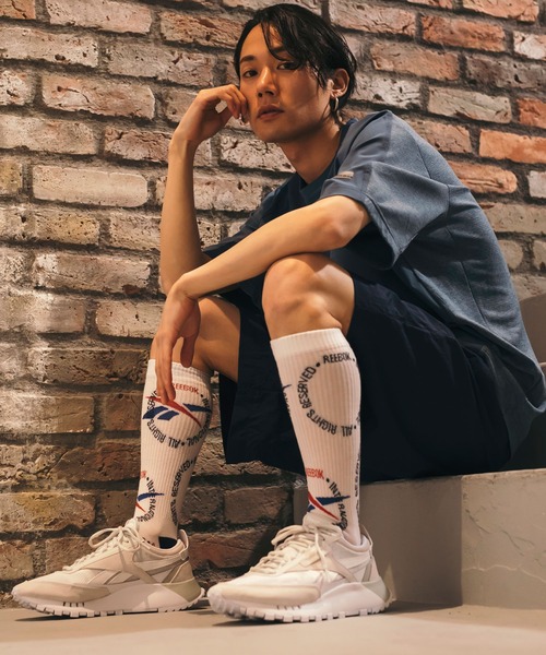 Reebok(リーボック)の「クラシックス ポルカドット ソックス / Classics Polka-Dot Socks(ソックス/靴下・メンズ・ホワイト/ネイビー・MEDIUM/SMALL)」の8枚目の写真