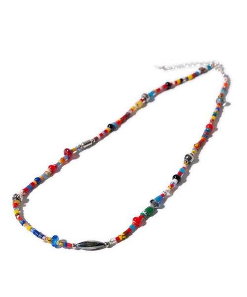 glamb（グラム）の「Mix beads necklace / ミックスビーズネックレス（ネックレス）」 WEAR