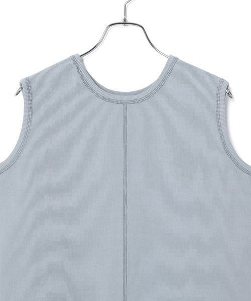 ADAM ET ROPE'(アダムエロペ)の「<洗える>【WEB限定】リブワンピース(ワンピース・レディース・ベージュ/チャコールグレー/ブルー・FREE)」の17枚目の写真