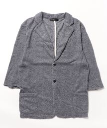 IO（イオ）（イオ）の「【Bling Leads】タック編みニットソー7分袖JK（テーラードジャケット）」