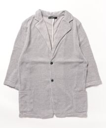 IO（イオ）（イオ）の「【Bling Leads】タック編みニットソー7分袖JK（テーラードジャケット）」