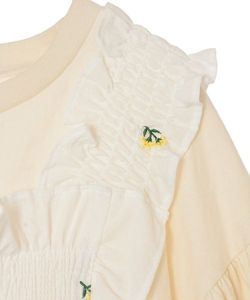 キャンディ　FLORAL APRON ドレス　アイボリー キャンディFLORAL APRON ドレスアイボリー