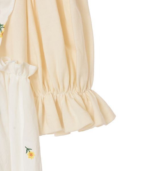 キャンディ　FLORAL APRON ドレス　アイボリー キャンディFLORAL APRON ドレスアイボリー