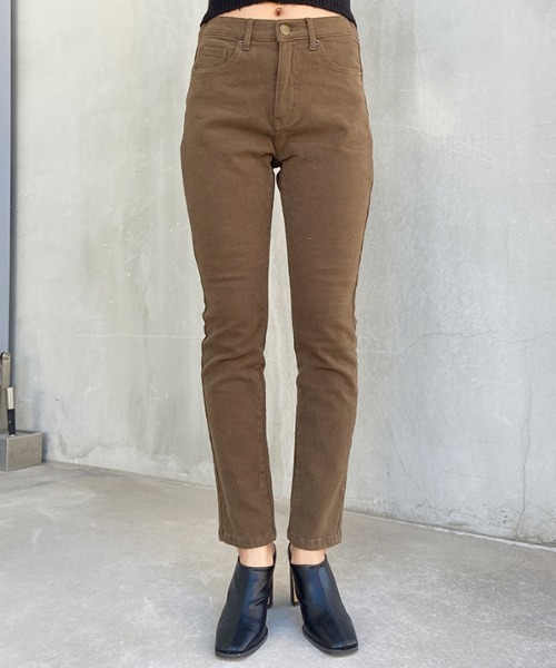 esutoreja(エストレジャ)の「ミッドライズストレッチデニム(デニムパンツ・レディース・ブラック/ブラウン/カーキ・S/M)」の17枚目の写真