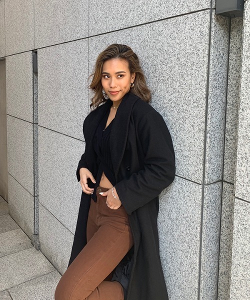 esutoreja(エストレジャ)の「ミッドライズストレッチデニム(デニムパンツ・レディース・ブラック/ブラウン/カーキ・S/M)」の19枚目の写真