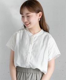 URBAN RESEARCH Sonny Label | リネン混フレンチスリーブブラウス(シャツ/ブラウス)