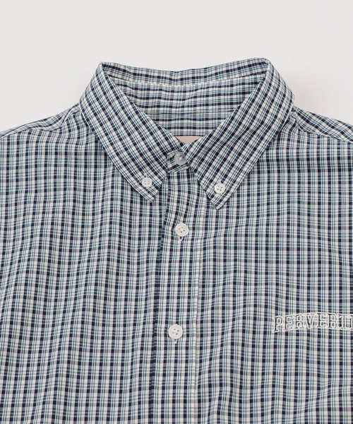 WHO'S WHO gallery（フーズフーギャラリー）の「【KOOKY'N/クーキー】チェックブロードシャツ（シャツ/ブラウス・メンズ・レッド/ブルー/グリーン・FREE）」の18枚目の写真