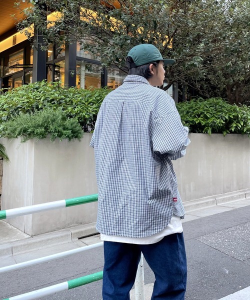 WHO'S WHO gallery（フーズフーギャラリー）の「【KOOKY'N/クーキー】チェックブロードシャツ（シャツ/ブラウス・メンズ・レッド/ブルー/グリーン・FREE）」の7枚目の写真