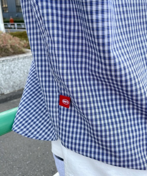 WHO'S WHO gallery（フーズフーギャラリー）の「【KOOKY'N/クーキー】チェックブロードシャツ（シャツ/ブラウス・メンズ・レッド/ブルー/グリーン・FREE）」の10枚目の写真