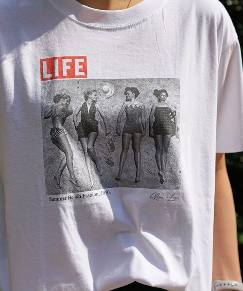 GOOD ROCK SPEED（グッドロックスピード）の「GOOD ROCK SPEED (グッドロックスピード)　LIFE TEE 海/  WOMEN'S Tシャツ/21LFE005W（Tシャツ/カットソー・レディース・ホワイト・FREE）」の7枚目の写真