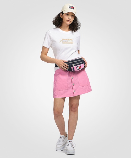 tommy jeans（トミー ジーンズ）の「ロゴウエストバッグ（ボディバッグ/ウエストポーチ・レディース・ネイビー・FREE）」の9枚目の写真