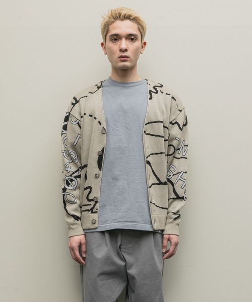 BAL（バル）の「【2021秋冬】JACQUARD WOOL CARDIGAN（カーディガン