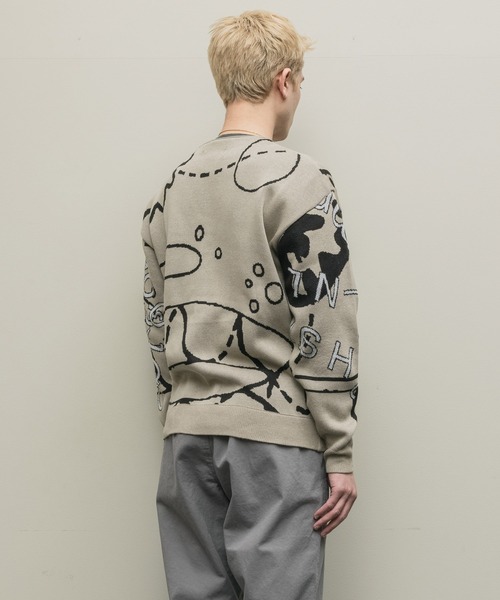 BAL（バル）の「【2021秋冬】JACQUARD WOOL CARDIGAN（カーディガン