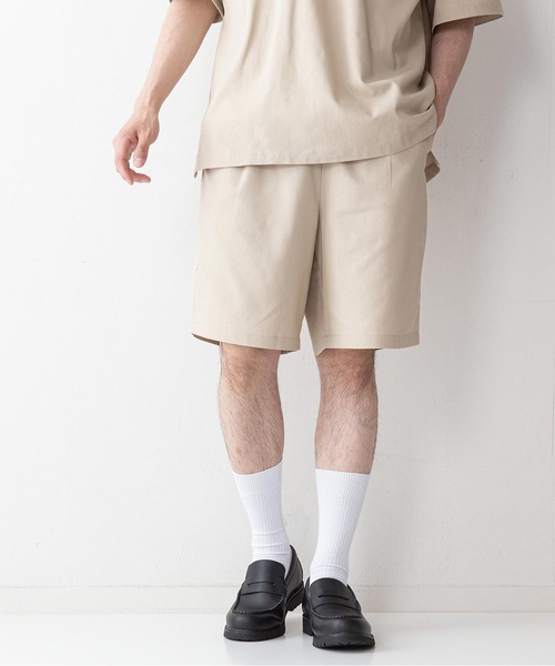 UNIIT(ユニット)の「【UNIIT】コットンリネンショートパンツ(その他パンツ・メンズ・ブラック/ベージュ/グレー/サックスブルー・MEDIUM/LARGE)」の3枚目の写真