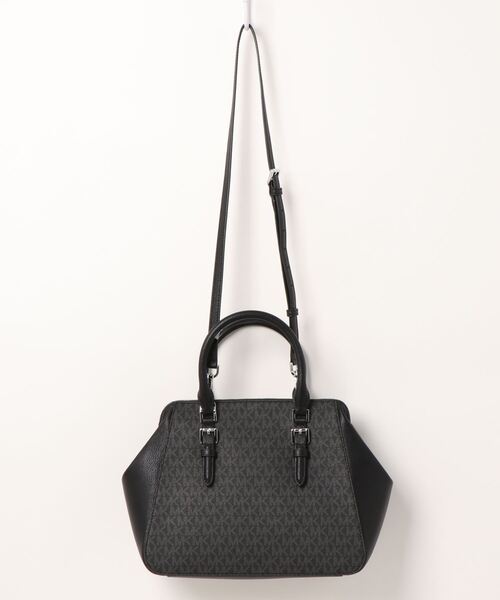 MICHAEL KORS（マイケルコース）の「CHARLOTTE サッチェル ラージ - MKシグネチャー（ハンドバッグ・レディース・ブラック・FREE）」の5枚目の写真