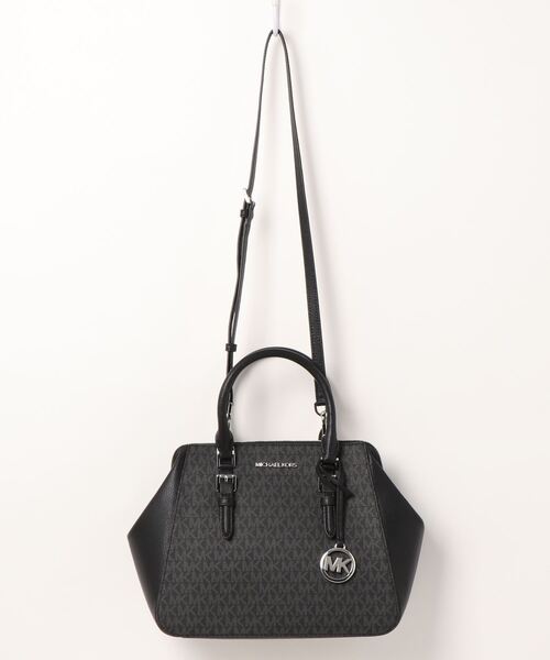 MICHAEL KORS（マイケルコース）の「CHARLOTTE サッチェル ラージ - MKシグネチャー（ハンドバッグ・レディース・ブラック・FREE）」の8枚目の写真