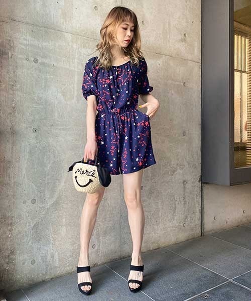 a-jolie(アジョリー)の「【a-jolie/アジョリー】メッセージロゴカゴバッグ(かごバッグ・レディース・ブラック/ベージュ・FREE)」の10枚目の写真