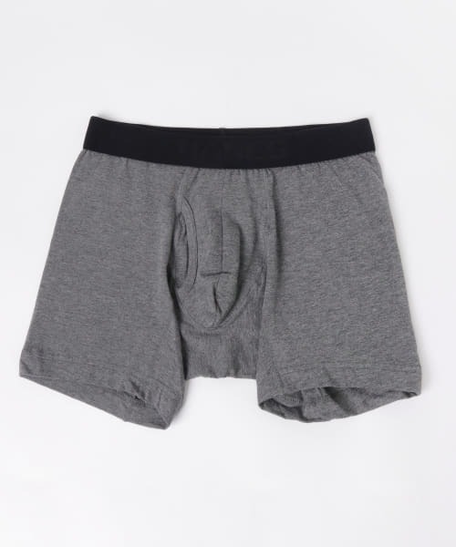 HANES（ヘインズ）の「HANES　PREMIUM Comfort Flex Fit（トランクス・メンズ・チャコールグレー/ブラック・MEDIUM/LARGE/X-LARGE）」の5枚目の写真