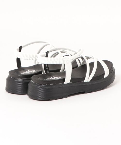 Zipper（ジッパー）の「【Zipper】<2021SS>チューブストラップサンダル（サンダル・レディース・ベージュ/ホワイト/ブラック・L/S/M/LL）」の4枚目の写真