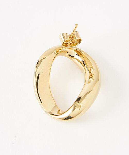 PHILIPPE AUDIBERT（フィリップ オーディベール）の「＜PHILIPPE AUDIBERT＞ELZA ピアス GD＜Select by EMMEL REFINES＞（ピアス（両耳用）・レディース・ゴールド・FREE）」の3枚目の写真