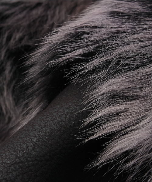 ESTNATION（エストネーション）の「KARL DONOGHUE ファーストール（ストール/ショール・レディース・グレー/ダークブラウン/ピンク・FREE）」の7枚目の写真