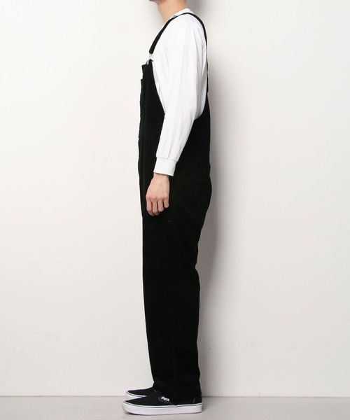 WEGO（ウィゴー）の「WEGO/コーデュロイオーバーオール（サロペット/オーバーオール・メンズ・ブラック/ベージュ/アイボリー・MEDIUM/LARGE）」の4枚目の写真