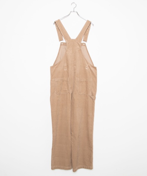 WEGO（ウィゴー）の「WEGO/コーデュロイオーバーオール（サロペット/オーバーオール・メンズ・ブラック/ベージュ/アイボリー・MEDIUM/LARGE）」の9枚目の写真
