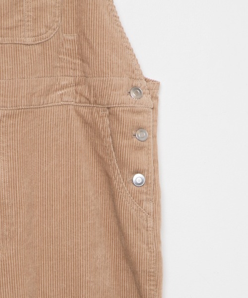 WEGO（ウィゴー）の「WEGO/コーデュロイオーバーオール（サロペット/オーバーオール・メンズ・ブラック/ベージュ/アイボリー・MEDIUM/LARGE）」の12枚目の写真