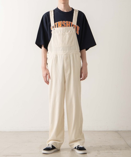 WEGO（ウィゴー）の「WEGO/コーデュロイオーバーオール（サロペット/オーバーオール・メンズ・ブラック/ベージュ/アイボリー・MEDIUM/LARGE）」の21枚目の写真